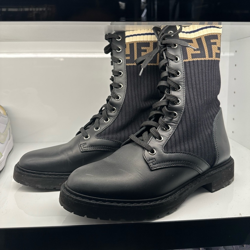 Fendi Combat Boots
